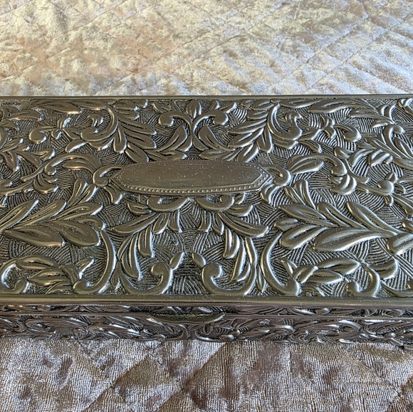 vintage Godinger silver-plated jewelry box - Picture 3 of 10